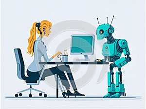 Robot Assisting in the Office