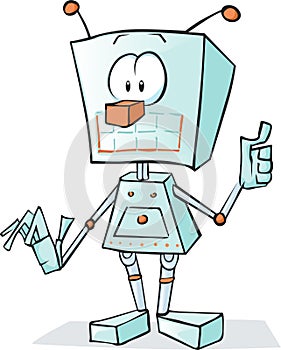 Robot cartoon