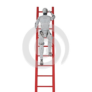 Robot climb ladder