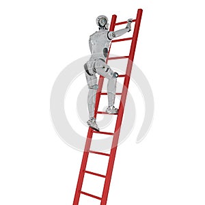 Robot climb ladder