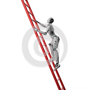 Robot climb ladder