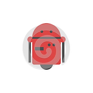 robot colored icon. Element of web icon for mobile concept and web apps. Colored isolated robot icon can be used for web and