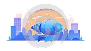 Robot at Control Panel, Automated System Management, vector design Generative AI