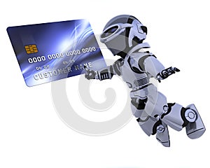 Robot and credit card