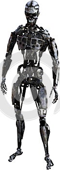 Robot Cyborg Technology, Machine, Isolated