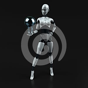 Robot - 3D Illustration