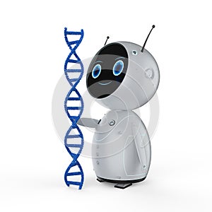 Robot with dna helix