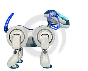 Robot dog side view