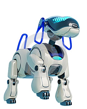 Robot dog walking