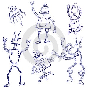 Robot doodles