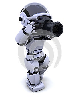 Robot with DSLR Camera