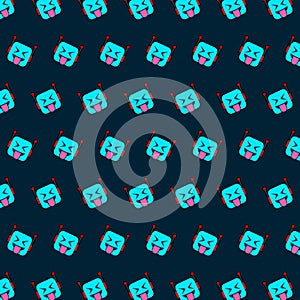 Robot - emoji pattern 39 photo