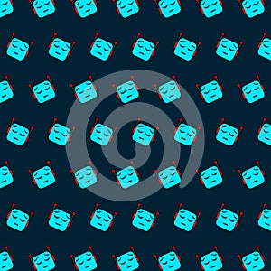 Robot - emoji pattern 43 photo