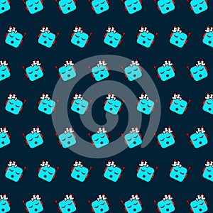 Robot - emoji pattern 35 photo