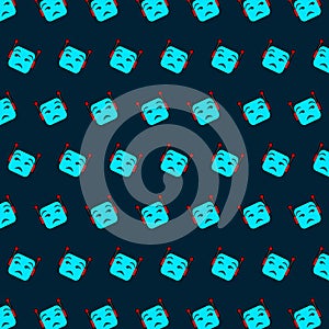 Robot - emoji pattern 41 photo