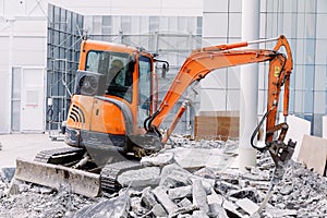 Robot Equipment is destroying the floor In construction zone