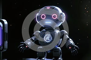 robot exploring outer space