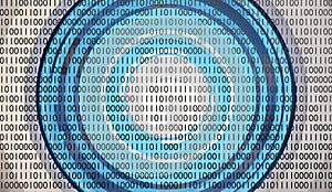 Robot eye artificial intelligence data visualization machine learning or data scan 3d-illustration