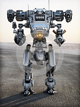 Robot Futuristic Mech weapon