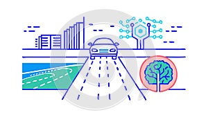 Robot Gate Security, Automated Access Control, Future Entry, vector design Generative AI