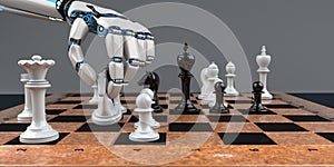 Robot Hand Chessboard