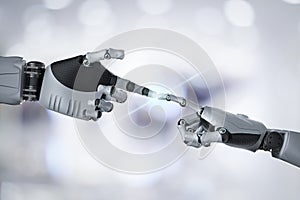 Robot hand connection