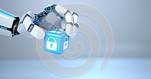 Robot Hand Cube DLock