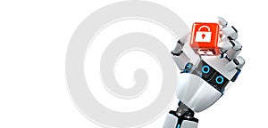 Robot Hand Cube DLock