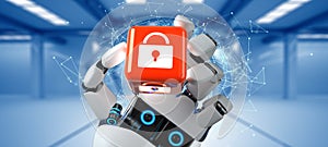 Robot Hand Cube DLock