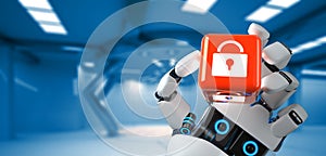 Robot Hand Cube DLock