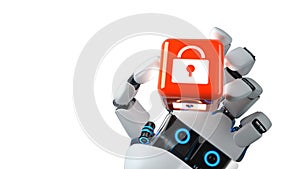 Robot Hand Cube DLock