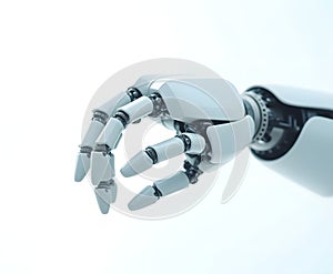 Robot Hand Isolated on White