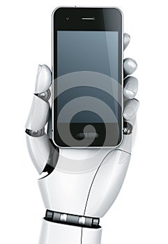 Robot hand with Smartphone