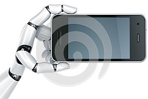 Robot hand with Smartphone