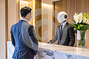 Robot hotel services