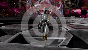 Robot Invasion through the Space Gate