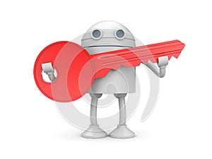 Robot with key