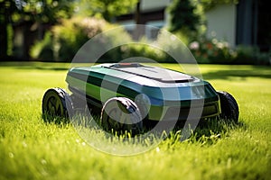 robot lawn mower grass