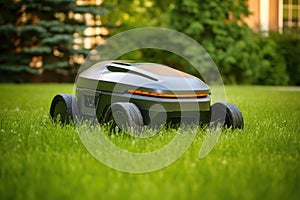 robot lawn mower grass