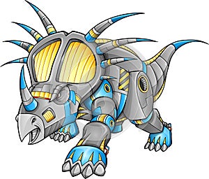 Robot Machine Triceratops Dinosaur