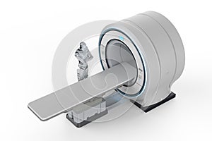 Robot with mri scan