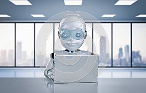 Robot office worker