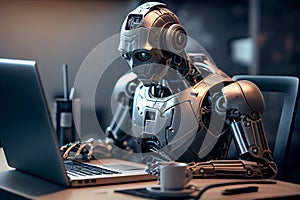 Robot online assistance and machine customers support