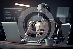 Robot online assistance and machine customers support