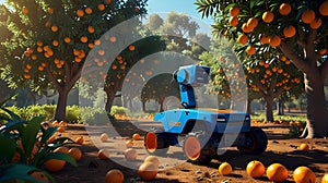 Robot in Orange Grove