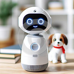 A Robot and A Pet Dog