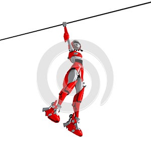 Robot pose hold line