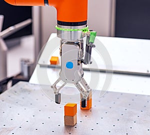 Robot or robotic arm for industrial pick and place, insertion or quality testing