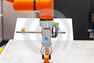 Robot or robotic arm for industrial pick and place, insertion or quality testing