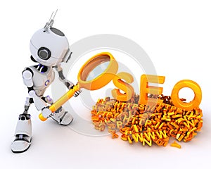 Robot search engine optimisation photo